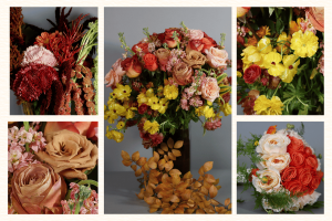 Collage of Fall Warmth Arrangements